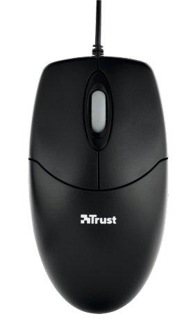 Мышь проводная Trust Optical черный