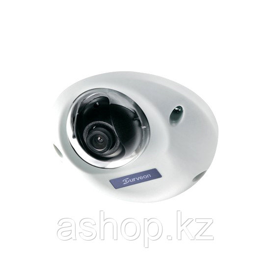 Камера IP купольная Surveon CAM1320, Разрешение: 2 Mpi dpi, Тип объектива: фиксиронанный, f=4.2 мм, Цвет: Беже
