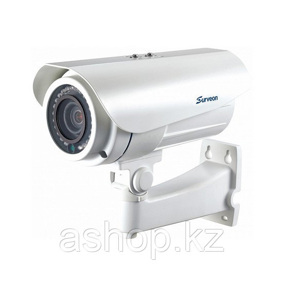 Камера IP цилиндрическая Surveon CAM3571VP, Разрешение: 5 Мpi dpi, Тип объектива: вариофокальный, f=3,3 - 10,5