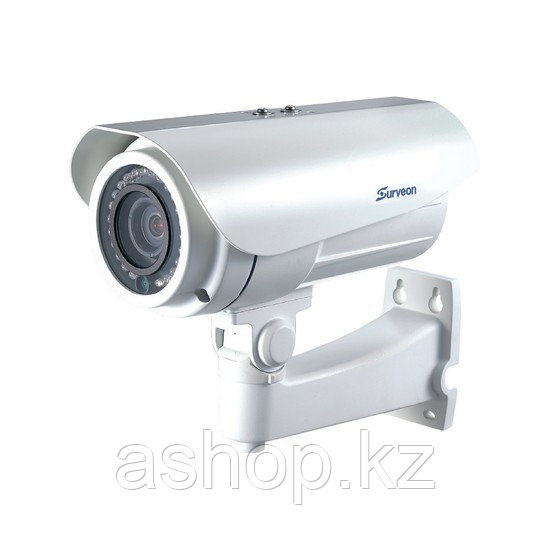 Камера IP цилиндрическая Surveon CAM3471M, Разрешение: 3 Mpi dpi, Тип объектива: автофокус f=3 - 9 мм, Цвет: Б