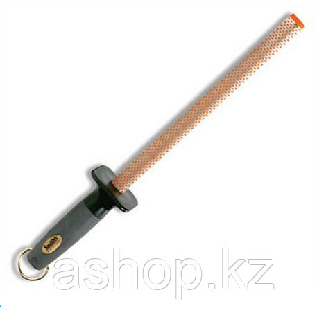 Точило для ножей Smith`s Sharpener 10” Oval Diamond Sharpening Rod, Цвет: Оранжево-серый, Упаковка: Розничная,