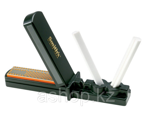 Точило для ножей Smith`s Sharpener 3in1 Sharpening System ( CCD4), Цвет: Оранжево-чёрный, Упаковка: Розничная,
