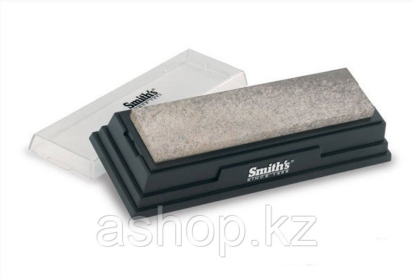 Точило для ножей и других инструментов Smith`s Sharpener 6" Medium Arkansas Bench Stone, Цвет: Серый, Упаковка