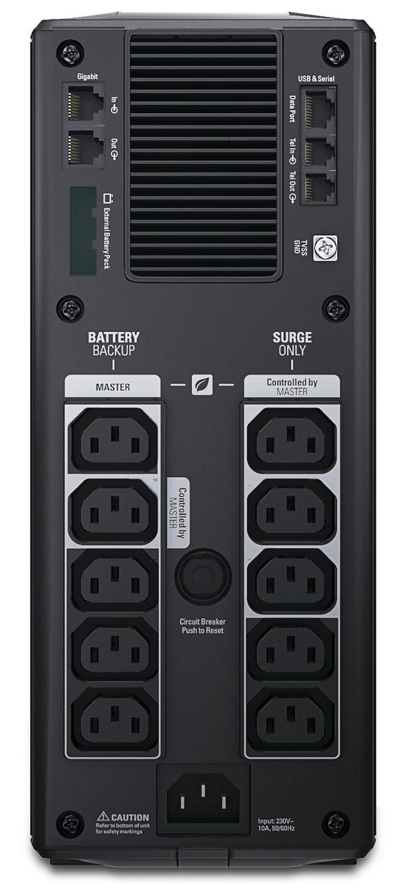 BR1500GI APC Power-Saving Back-UPS Pro 1500, 230V, функцией энергосбережения - фото 3 - id-p58937705