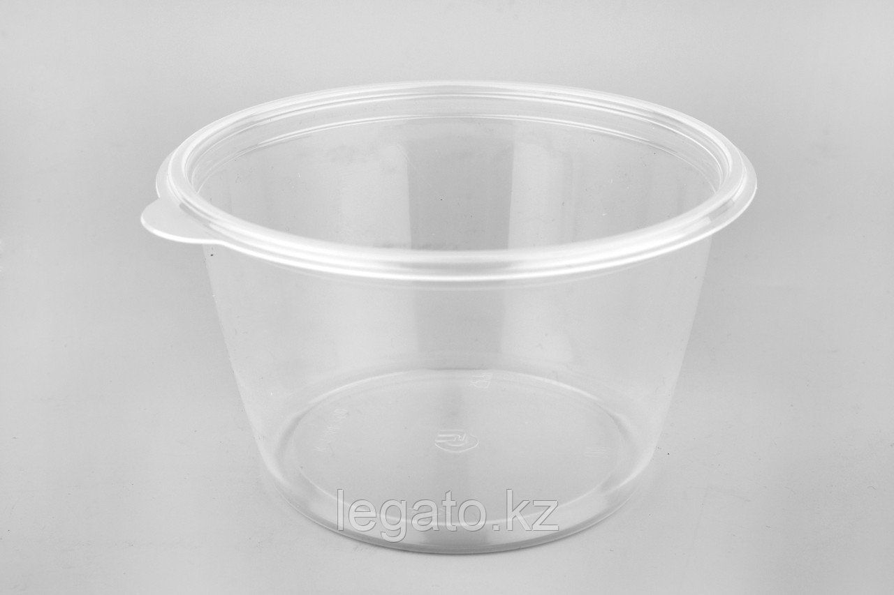 Контейнер б/крышки круглый К-144-750мл ПРОЗРАЧНЫЙ 300шт кор/50шт уп