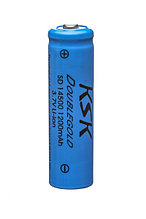 Аккумулятор KSK Li-Ion 14500 (AA), 3.7 В, 1200 мАч bulk