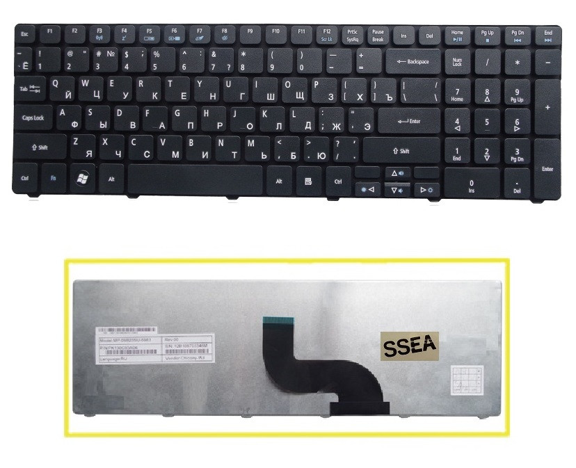 Клавиатура для ноутбука Acer eMachines G640 G640G