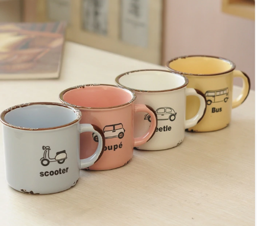 Винтажные керамические кружки