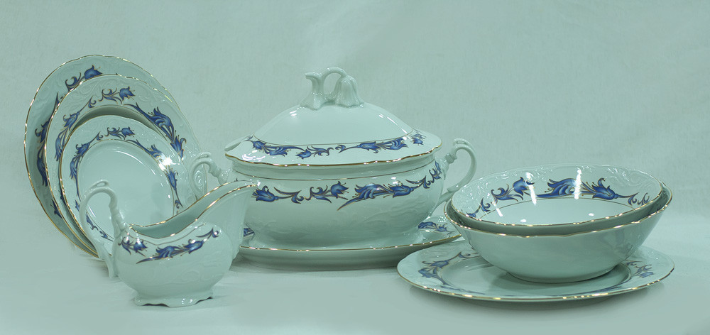 Сервиз столовый 6 персон 25 предм Tulip (Thun, Чехия), фото 1