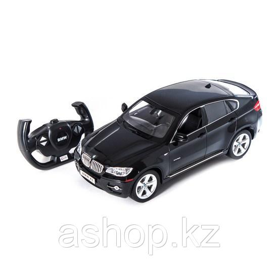 Радиоуправляемая модель автомобиль Rastar BMW X6, 1:14, Управление: Джойстик, Материал: Пластик, Цвет: Чёрный,