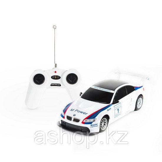 Радиоуправляемая модель автомобиль Rastar BMW M3, 1:24, Управление: Джойстик, Материал: Пластик, Цвет: Белый,