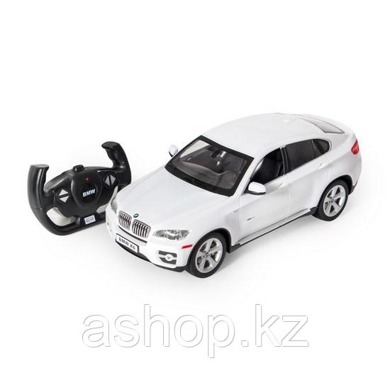 Радиоуправляемая модель автомобиль Rastar BMW X6, 1:14, Управление: Джойстик, Материал: Пластик, Цвет: Белый,