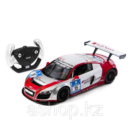 Радиоуправляемая модель автомобиль Rastar AUDI R8 LMS, 1:14, Управление: Джойстик, Материал: Пластик, Цвет: Ко