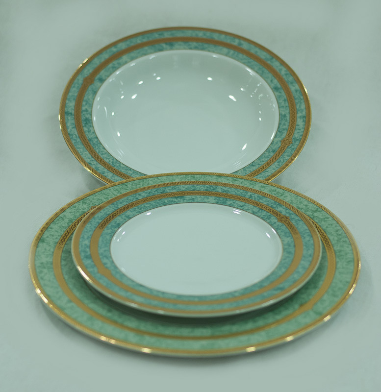 Набор тарелок 6 персон 18 предм Opal (Thun, Чехия) - фото 1 - id-p58967518