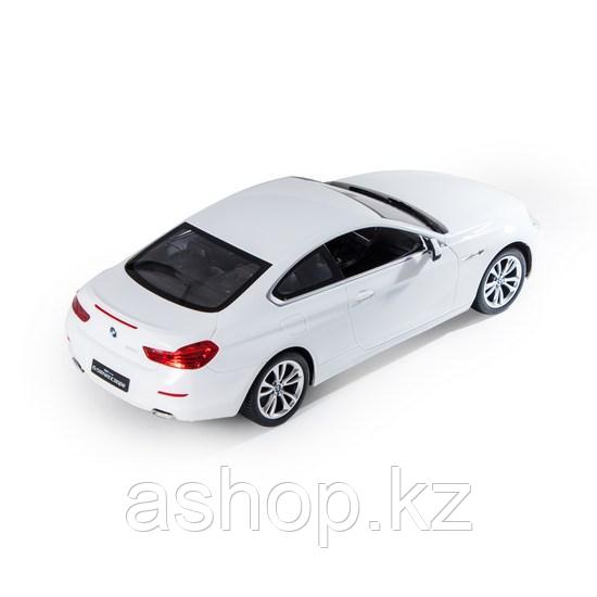 Радиоуправляемая модель автомобиль Rastar BMW 6 Series, 1:14, Управление: Джойстик, Материал: Пластик, Цвет: Б