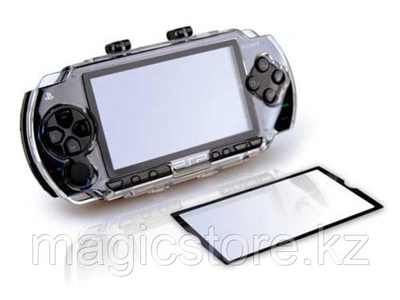 Набор аксессуаров Black Horns PSP Slim 2000/3000 Polycarbonate Case and Stand