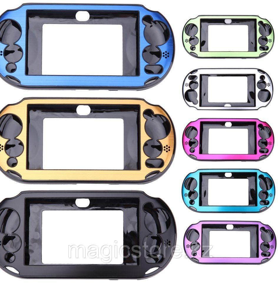 Чехол защитный алюм-металл Sony PS Vita Different Material Case Protective Case, розовый - фото 2 - id-p58970447