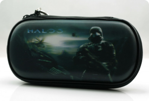 Чехол на молнии с 3D картинкой PSP 1000/2000/3000 3in1 3D picture, Halo 3