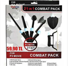 Набор боевой для PS Move Sony PlayStation 3 Combat Pack 21 in 1, PS3