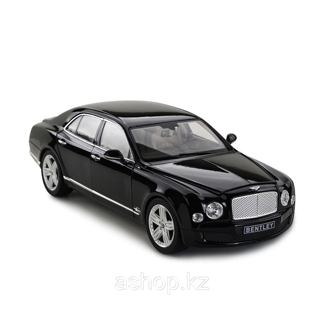Модель автомобиля коллекционная Rastar Bentley Mulsanne, 1:18, Материал: Металл, Цвет: Чёрный, (43800B)