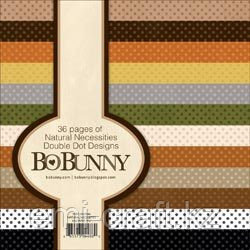 Набор бумаги в точку 6х6 - естесственная необходимость Bo Bunny, фото 1