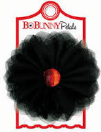 Цветок - секретно смятые лепестки Bo Bunny