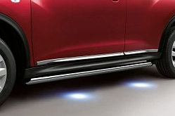 Боковые дуги с подсветкой на Nissan Juke