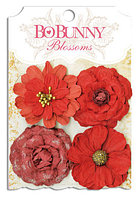 Bo Bunny Набор цветов "Wildberry Zinnia"