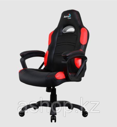 Кресло игровое AeroCool AC80C AIR, Нагрузка (max): 130 кг, Подлокотники, Подголовник, Вентиляция, Цвет: Чёрно-