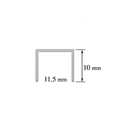 Скобы для степлера №23/10, 50-70л, 1000шт, оцинкованные KW-trio