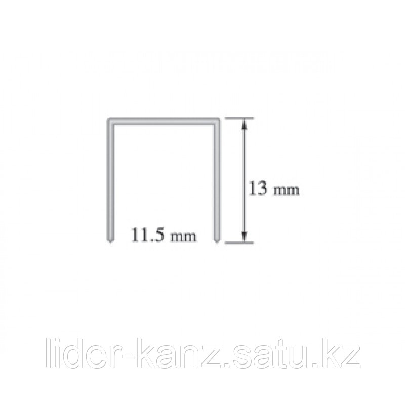 Скобы для степлера №23/13, 70-100л, 1000шт, оцинкованные KW-trio