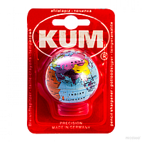 Точилка 1 отверстие, форма круглая, "глобус" на блистере KUM
