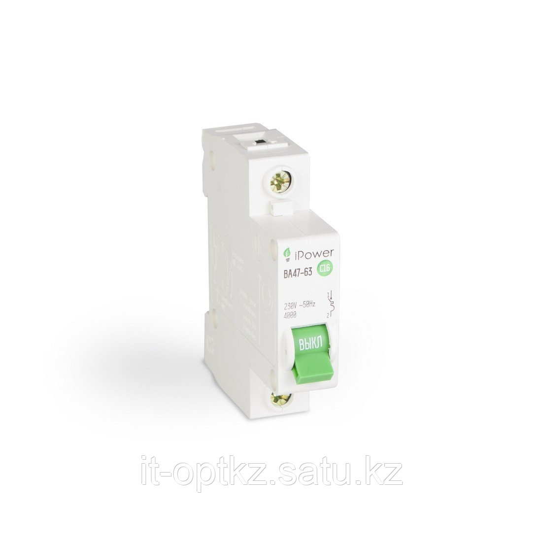 Автоматический выключатель реечный iPower ВА47-63 1Р 32А