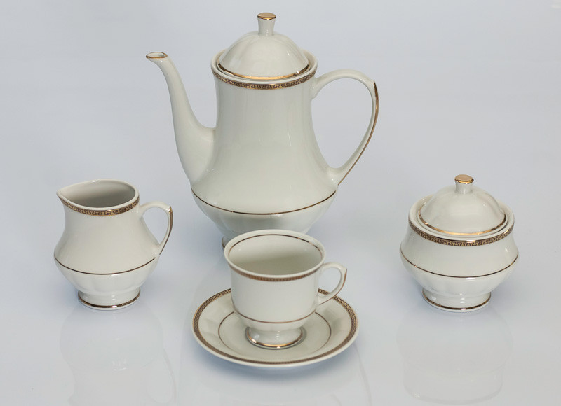 Сервиз кофейный 12 персон 27 предм Berni (Exclusive Bohemia, Чехия), фото 1