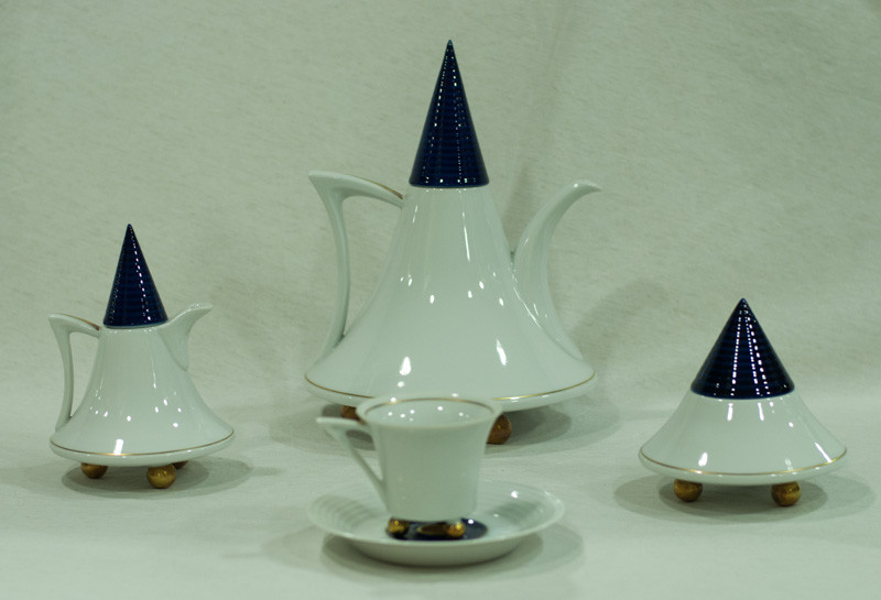 Сервиз кофейный 6 персон 15 предм Obelisk (MZ, Чехия), фото 1