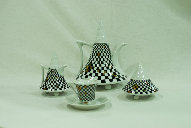 Сервиз кофейный 6 персон 15 предм Obelisk (MZ, Чехия), фото 1