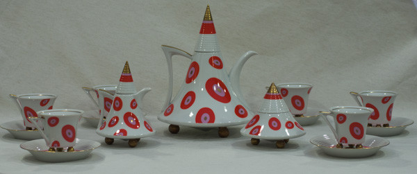 Сервиз кофейный 6 персон 15 предм Obelisk (MZ, Чехия), фото 1