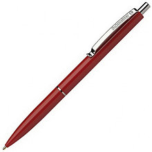 Ручка шариковая К15, 1,0мм, автомат, красная, корпус красный Schneider