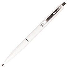 Ручка шариковая К15, 1,0мм, автомат, синяя, корпус белый Schneider