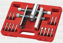 Ключ колпака ступицы универсальный, 49-143 мм, кейс, 13 предметов МАСТАК 100-42013C