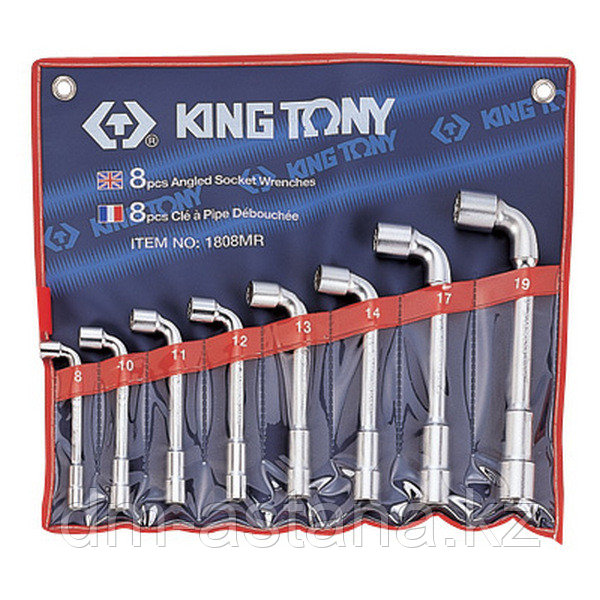 Набор торцевых L-образных ключей, 8-19 мм, 8 предметов KING TONY 1808MR - фото 2 - id-p53195724