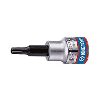 Насадка (бита) торцевая 3/8", TORX, T45, L = 50 мм, с отверстием KING TONY 302745