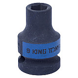 Головка торцевая ударная шестигранная 1/2", 09 мм KING TONY 453509M, фото 2