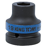 Головка торцевая ударная шестигранная 1", 19 мм KING TONY 853519M, фото 2