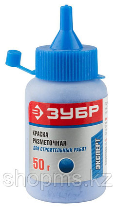 Краска ЗУБР разметочная для строительных работ, синяя, 50г, фото 1