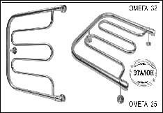 Водяной полотенцесушитель  Омега32/19 (размер 60/50)