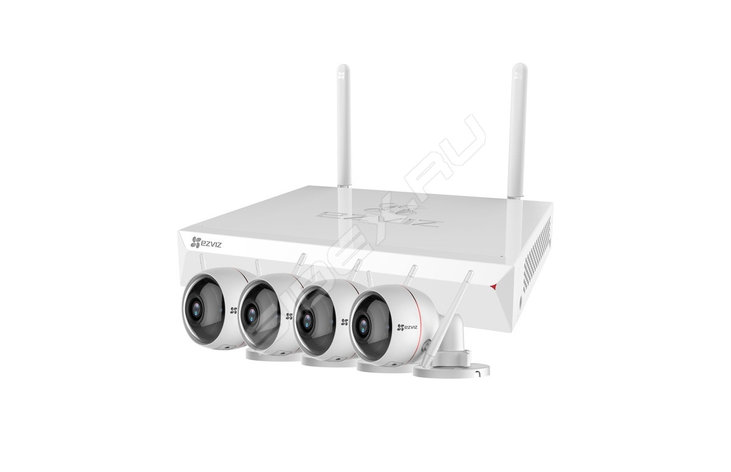 Комплект беспроводного видеонаблюдения ezWireLess Kit 8 CH, фото 2