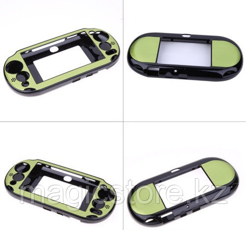 Чехол защитный алюм-металл Sony PS Vita Different Material Case Protective Case, зеленый - фото 1 - id-p58970444