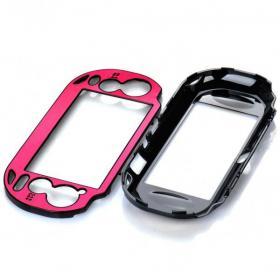Чехол защитный алюм-металл Sony PS Vita Different Material Case Protective Case, розовый