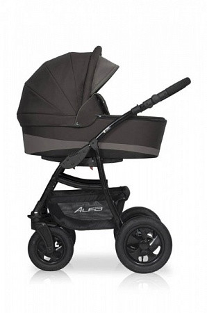 Коляска 2в1 ALFA RIKO BASIC 10 (коричневый-капучино